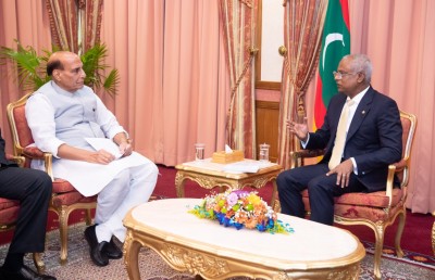 ހައިޑްރޯގްރަފީ ސާވޭގެ މެޕްތައް އަޕްޑޭޓްކުރަން ވެސް އެހީ ލިބޭނެ: އިންޑިއާގެ ޑިފެންސް މިނިސްޓަރު