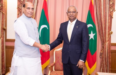 ހައިޑްރޯގްރަފީ ސާވޭގެ މެޕްތައް އަޕްޑޭޓްކުރަން ވެސް އެހީ ލިބޭނެ: އިންޑިއާގެ ޑިފެންސް މިނިސްޓަރު
