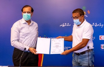 ރާއްޖެ އަށް ޑަބްލިއުއެޗުއޯ އިން ސިއްހީ ސާމާނު ހަދިޔާކޮށްފި