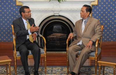 ޗާގޯސް ހަވާލުކުރާނެ ބަޔަކު ކަނޑައަޅަން ވާހަކަ ދައްކަންވީ ޔޫކޭއާ: ނަޝީދު