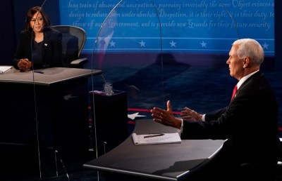 ޕެންސާއި ހެރިސްގެ ބަހުސް: ކޮވިޑްއާ ގުޅޭ ބަހުގެ ހަމަލާތަކެއް