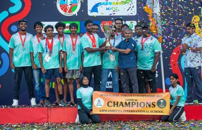 މި އަހަރު އިންޓަ ސްކޫލް އެތުލެޓިކްސް ޗެމްޕިއަންޝިޕްގައި އެންމެ ކާމިޔާބީ އަހުމަދިއްޔާ