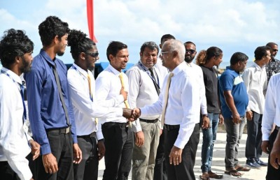 ރަށްރަށުގައި ހިންގާ ގިނަ މަޝްރޫއުތައް ވޯޓުގެ ކުރިން ނިމޭނެ: ރައީސް
