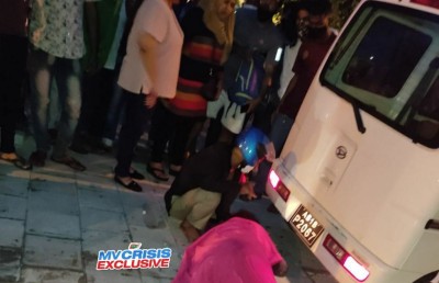 ރޭ އެކްސިޑެންޓުވި އަންހެން މީހާ އައިސީޔޫގައި