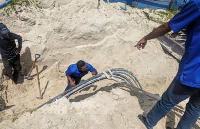 ހިޔާ ޓަވަރުތަކާއި ހުޅުމާލޭގެ އެކި ތަންތަނުން ކަރަންޓު ކެނޑިއްޖެ