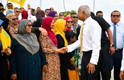 އައްޑޫގައި ރައީސް މި ފަހަރު ތަފާތު!