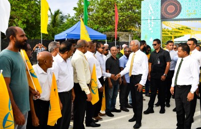 އައްޑޫގައި ރައީސް މި ފަހަރު ތަފާތު!