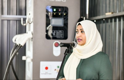 އިލެކްޓްރިކް ވެހިކަލް ޗާޖުކުރާ ސްޓޭޝަނެއް މާލޭގައި ބަހައްޓައިފި