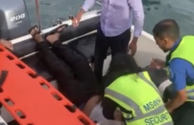 ގެނބިގެން ހޭނެތިފައި އޮތް މީހަކު އޮޔާދަނިކޮށް ފުލުހުން ސަލާމަތްކޮށްފި
