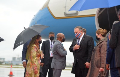 އެމެރިކާގެ ސެކްރެޓަރީ އޮފް ސްޓޭޓް ޕޮމްޕެއޯ ރާއްޖެ ވަޑައިގެންފި