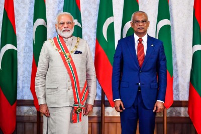 ރައީސް ސޯލިހާއި މޯދީ މާދަމާ ރާއްޖޭގައި މަޝްރޫއުތަކެއް އިފްތިތާހުކުރައްވަނީ