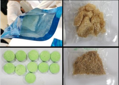 ޕޯސްޓު މެދުވެރިކޮށް ރާއްޖެ އެތެރެކުރަން އުޅުނު ޕާޓީ ޑްރަގްސް އަތުލައިގެންފި