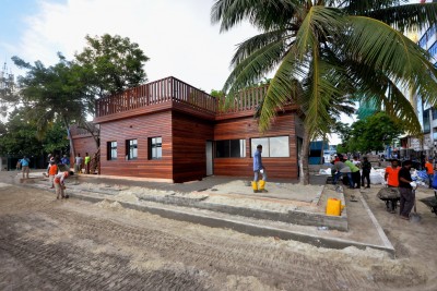 މަސްވެރިންގެ ޕާކްގައި ޒަމާނީ އަށް ޕޭ ޓޮއިލެޓް ހަދައި ހުޅުވަން ތައްޔާރުވެއްޖެ