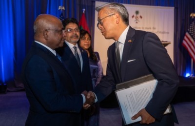 ރާއްޖޭގެ އެމްބަސީއެއް އެމެރިކާގައި އަލުން ހުޅުވައިފި