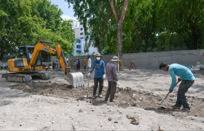 މާލޭގެ އެންމެ ބޮޑު ޕާކިން ޒޯން ދަރުމަވަންތަ ސްކޫލް ހުރި ބިމުގައި