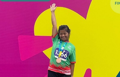 ސްޕެޝަލް އޮލިމްޕިކްސް ވޯލްޑް ގޭމްސްއިން ޒާނާ ބްރޯންޒް މެޑަލް ހޯދައިފި