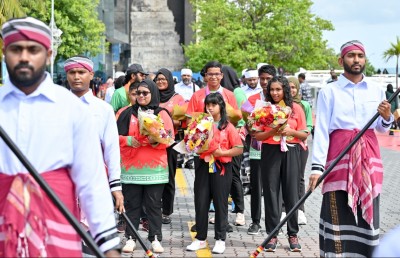 ރަން ކާމިޔާބީ ހޯދި ސްޕެޝަލް އޮލިމްޕިކްސް ޓީމަށް ޝަރަފުވެރި މަރުހަބާއެއް