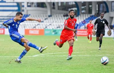 ބަންގްލަދޭޝް ހިތްވަރުގަދަ، އިތުރު ވަގުތުގައި ޖެހި ލަނޑުން ކުވައިތު ފައިނަލަށް