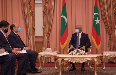 އިންޑިއާގެ ފޮރިން ސެކްރެޓަރީ ރައީސާ ބައްދަލުކުރައްވައިފި