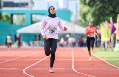ދެ ހަފްތާއިން ހިމްނާ 400 މީޓަރު ގައުމީ ރެކޯޑް ދެވަނަ ފަހަރަށް ހަދައިފި