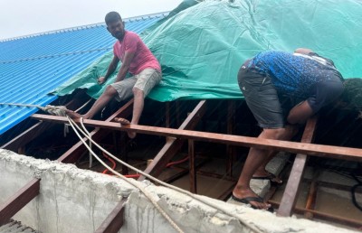 ވިއްސާރާގައި ބައެއް ރަށްރަށުގެ ގެތަކަށް ބޮޑެތި ގެއްލުންތައް ލިބިއްޖެ