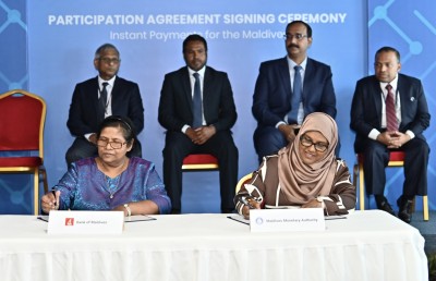 ޕޭމަންޓް ސިސްޓަމް އަންނަ މަހު ފަށަން ތިން ބޭންކާ އެކު ސޮއިކޮށްފި