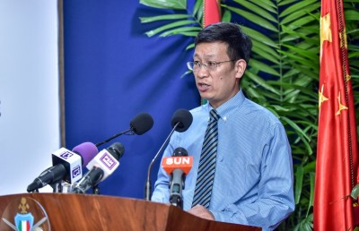 ބޭނުން ޖެހޭ ކޮންމެ ވަގުތަކު ޗައިނާ އިން އެހީވާނެ: ސަފީރު