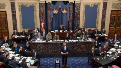 ޓްރަމްޕް މަގާމުން ދުރުކުރުމުގެ އަޑުއެހުންތައް ސެނެޓްގައި ފަށައިފި