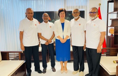 އިންޓަނޭޝަނަލް މުބާރާތެއްގައި ވާދަކުރި ރާއްޖޭގެ ފުރަތަމަ ގައުމީ ޓީމު ބައިގަރުނު ފަހުން އަލުން ޗައިނާ އަށް