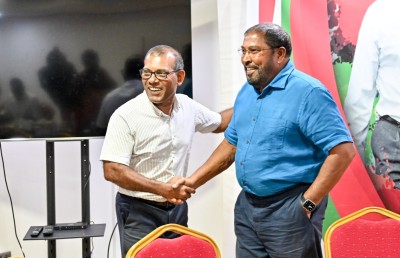 އެއް ކެންޑިޑޭޓަކު ނެރެން ޖޭޕީ، ޑިމޮކްރެޓްސް އަދި އެމްއެންޕީން އެއްބަސްވެއްޖެ