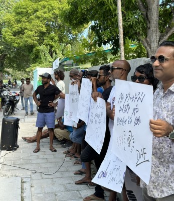 ފުވައްމުލަކު ކައިރިއަށް ފީނަން ފީއެއް ނަގާތީ ޑައިވަރުން އިހުތިޖާޖަށް