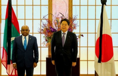 ޖަޕާނުގެ ފޮރިން މިނިސްޓަރު ރާއްޖެ އަށް ވަޑައިގަންނަވަނީ