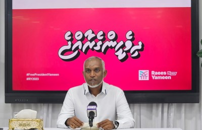 "ބޮލުގައި ބަޑި ޖައްސައިގެން" މުއިއްޒު ދެއްވި ތަގުރީރު!