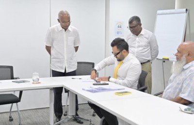މިސްރާބު ކަމުނުގޮސްގެން ޖޭޕީ ދޫކުރެއްވި ހަނަފީ އެމްޑީޕީއަށް ސޮއިކުރައްވައިފި