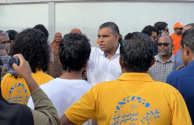 ރިޔާސީ އިންތިހާބު 2023: ރައީސަށް ފުވައްމުލަކުން ހޫނު މަރުހަބާއެއް