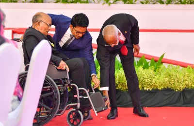 ޒުވާނުން ދައުލަތަށް ހިދުމަތްކުރުމަކީ އުފަލަކަށް ހަދަން ރައީސް ގޮވައިލައްވައިފި