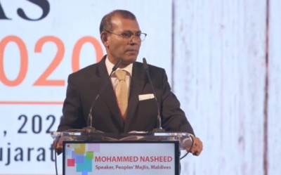 އެހެން ބޮޑެތި ބާރުތައް އަވަށްޓެރިންނަށް ބިރަކަށްވި، އިންޑިއާ އެމަގަކުން ނުހިނގާނެ: ނަޝީދު