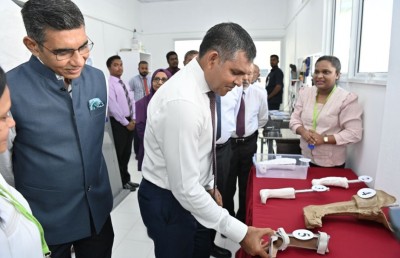 މަސްނޫއީ އަތާއި ފައި ހަދައިދޭ ފުރަތަމަ ލެބް، ހުޅުމާލެ ހޮސްޕިޓަލުގައި ހުޅުވައިފި