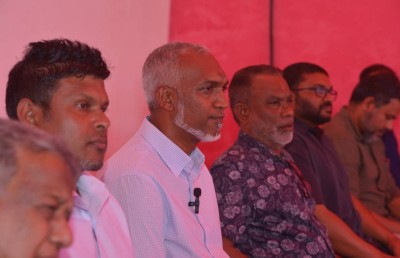 ތަރައްގީގެ އެއްވެސް މަސައްކަތެއް ހުއްޓައެއް ނުލާނަން: މުއިއްޒު