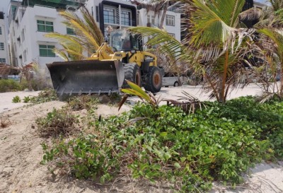 އެޗްޑީސީ އިން ހުޅުމާލެ ބީޗް ސާފުކުރަނީ