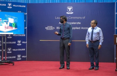 ވިލާ ކޮލެޖުން އޭސީސީއޭ އެކްސެލެރޭޓް އަދި އެޕްލައިޑް އެކައުންޓިންގެ ޑިގްރީ ޕްރޮގްރާމް ލޯންޗުކޮށްފި