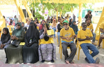 އޭދަފުއްޓަށް ރައީސްގެ ވައުދު: ސިއްހީ ހިދުމަތް ރަނގަޅުކޮށް އިސްލާމީ މަރުކަޒެއް