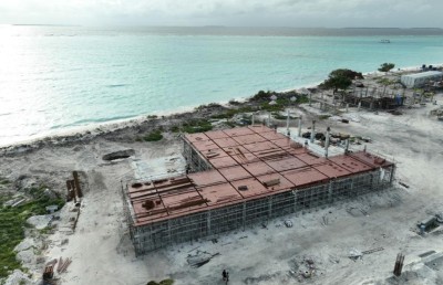 ހަނިމާދޫ އެއާޕޯޓުގެ 50 ޕަސެންޓް ނިމިއްޖެ، އަންނަ މަހު އާ ރަންވޭ ބޭނުން ކުރާނެ