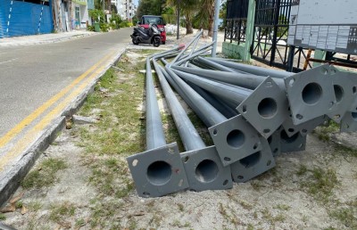 ހުޅުމާލެ އަލިކުރަން ހާހަކަށް ވުރެ ގިނަ ލައިޓް ހަރުކުރަނީ
