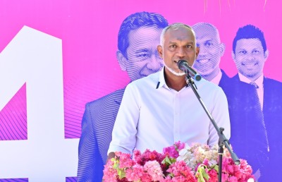 ގައްދޫގެ ޑިމާންޑަކީ ގަން ހޯދުމާއި އެއާޕޯޓް ތަރައްގީކުރުން؛ މުއިއްޒު ދެއްވީ ޔަގީންކަން