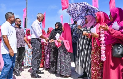 ގައްދޫގެ ޑިމާންޑަކީ ގަން ހޯދުމާއި އެއާޕޯޓް ތަރައްގީކުރުން؛ މުއިއްޒު ދެއްވީ ޔަގީންކަން