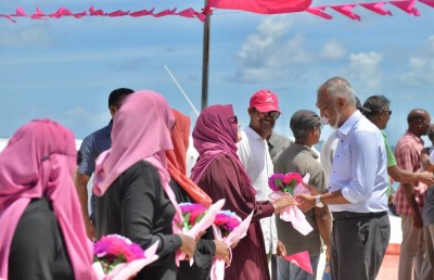 މުއިއްޒު ވިދާޅުވީ، ޖާގަ ތަނަވަސް ބިމަކަށް އަރަބިއްޔާ ސްކޫލް ބަދަލު ކުރާނެ ކަމަށް