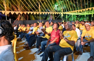10 އަހަރު ތެރޭ 25,000 މީހުންގެ އާބާދީއަކަށް ގަން ތަރައްގީކުރާނަން: ރައީސް