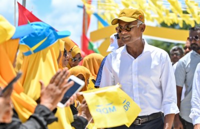 ރައީސްގެ ކެމްޕެއިނު ބޮޑު ޖަލްސާއެއް މާލޭގައި ބާއްވަނީ