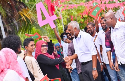 މަޑަވެލީގެ ބިން ހިއްކައި ގެދޮރުވެރި ކުރުވާނަން: މުއިއްޒު